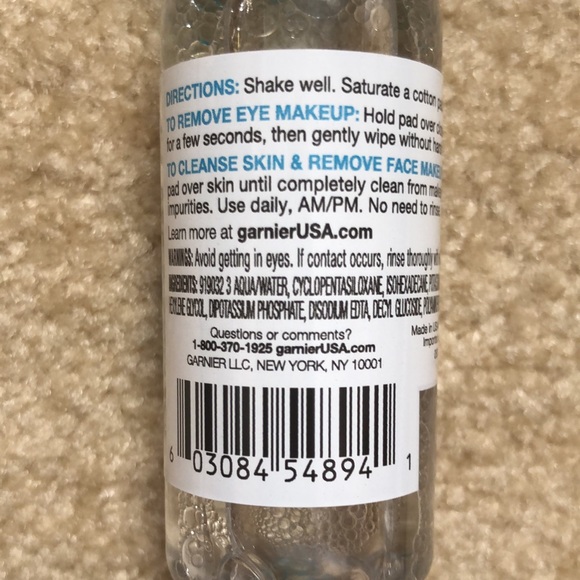 Garnier Skinactive Micellar Cleansing Water Set of 2 TRAVEL - Picture 3 of 3